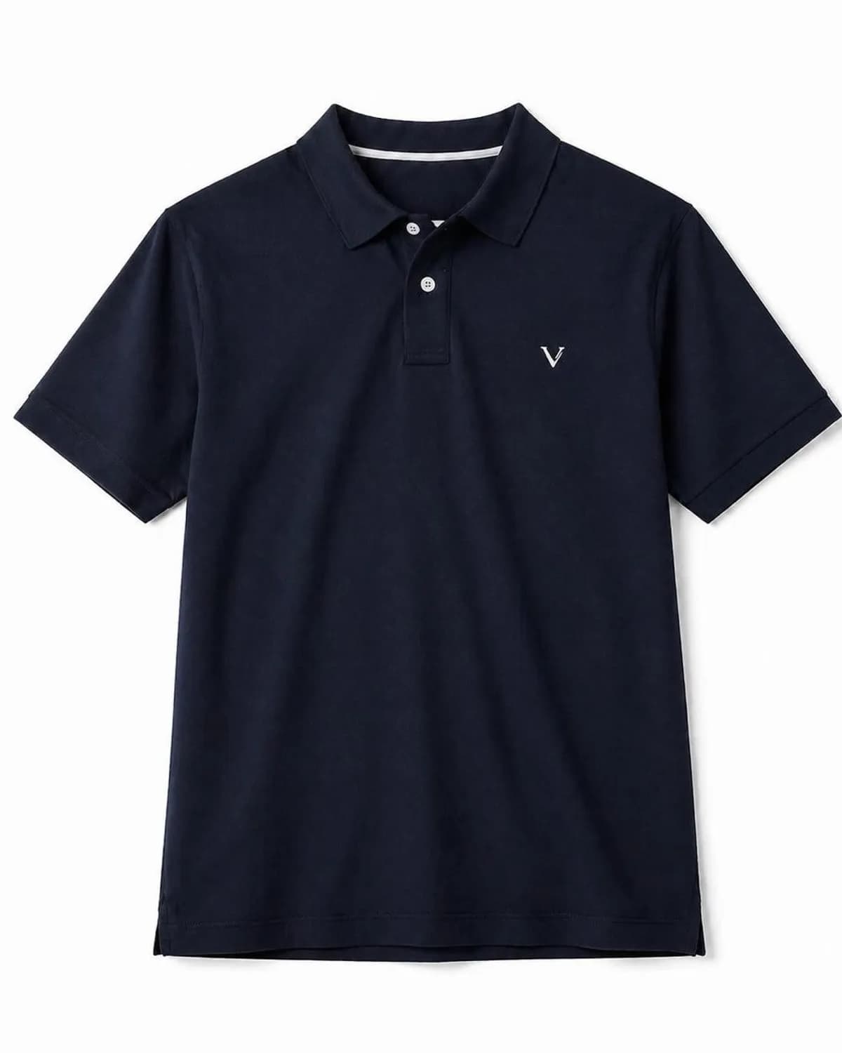 Piqué Polo in Navy