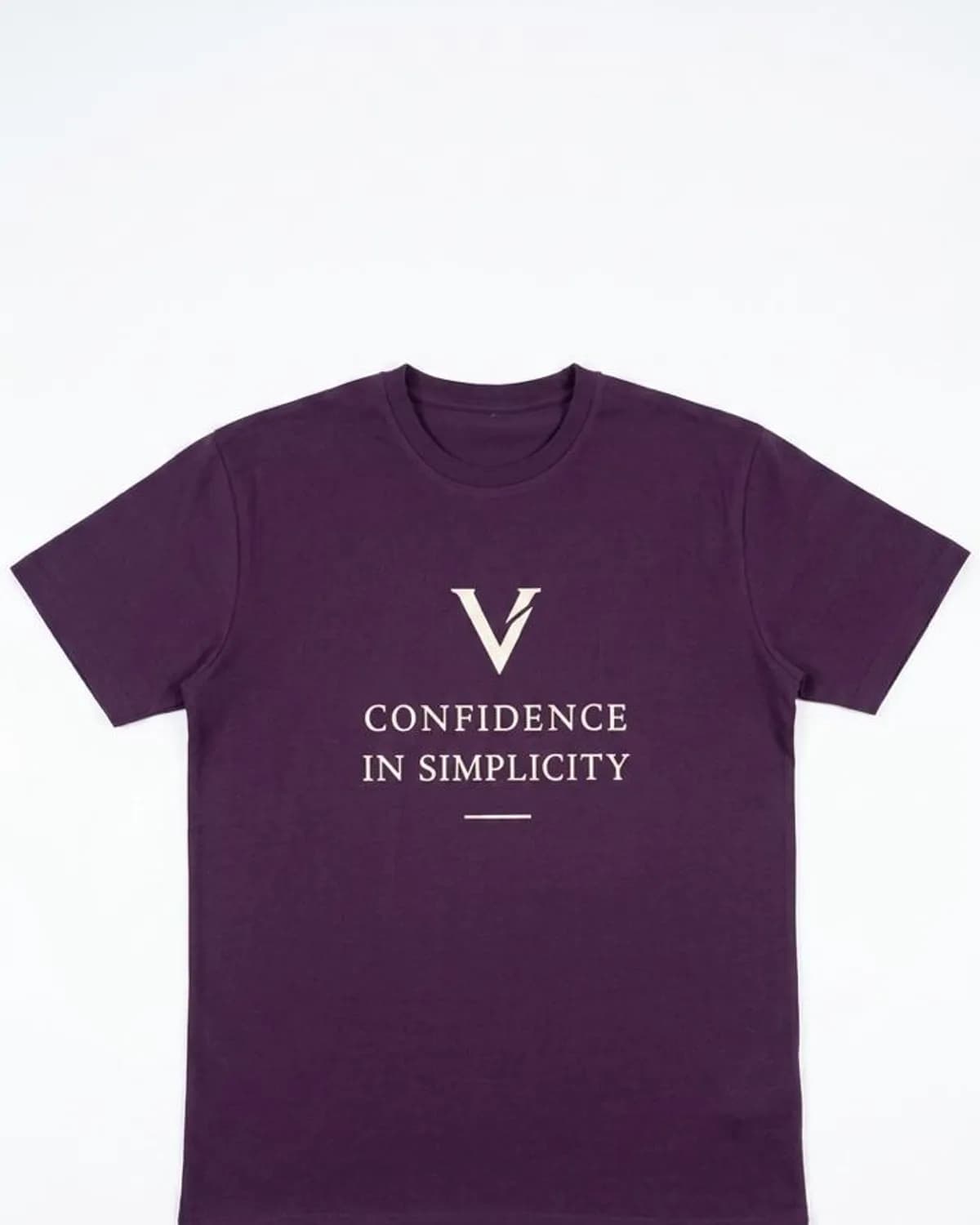 Confidence Oversized Tee in Plum